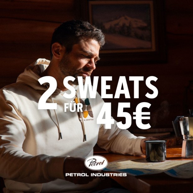 Petrol Industries 2 Sweats für 45€