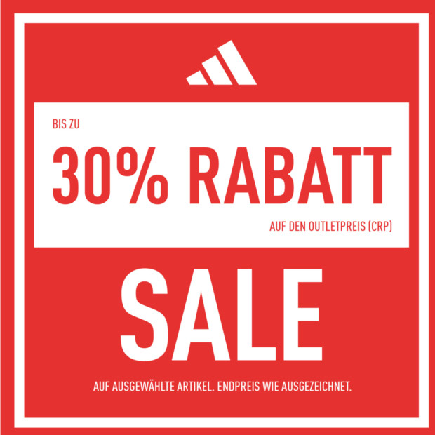 Adidas bis zu 30% zusätzlich auf den Outletpreis (A)