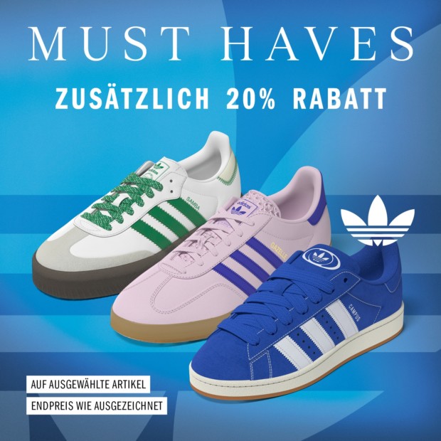 Adidas 20% auf Must Haves Sneakers