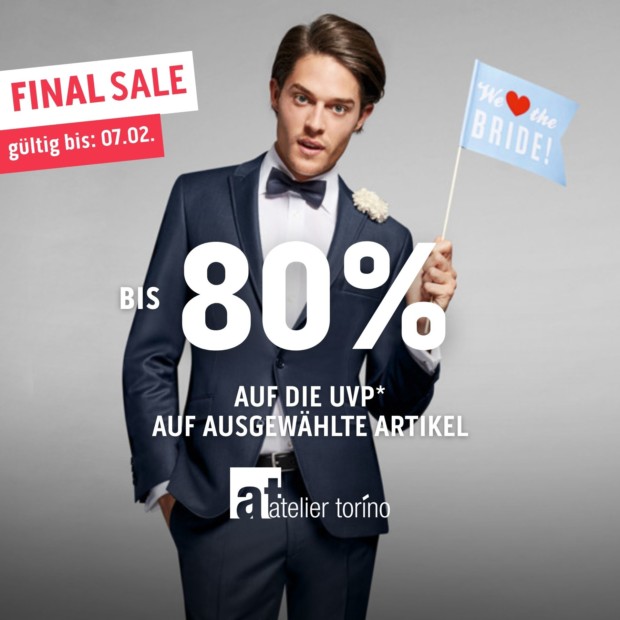 Atelier Torino bis zu 80% auf die UVP FS 26 (A)