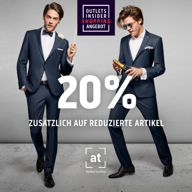 Atelier Torino 20% auf reduzierte Artikel - OIS
