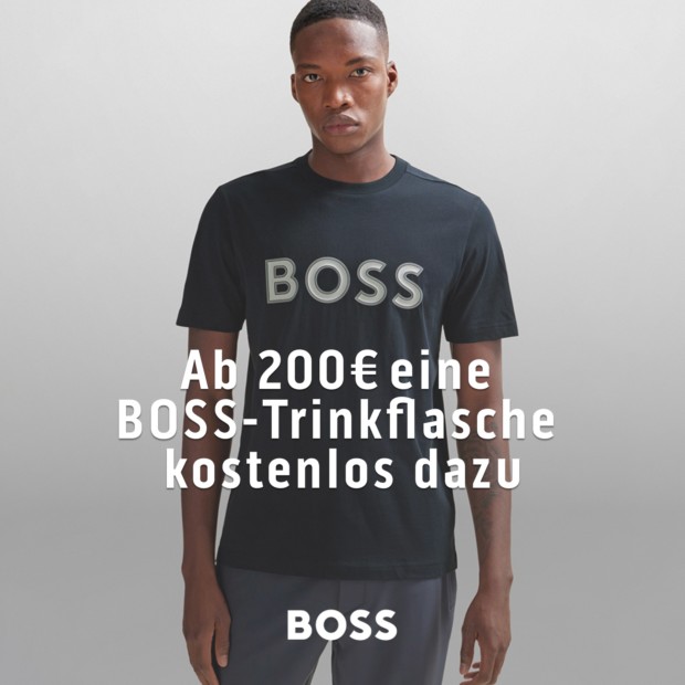 Boss Gratis Trinkflasche ab 200€ Einkauf - Sportwochen 1-4