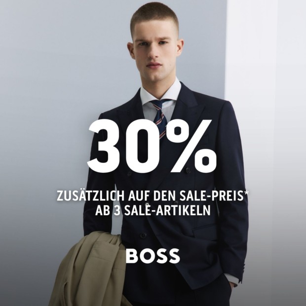 BOSS bis zu 30% zusätzlich auf reduzierte Artikel (A)