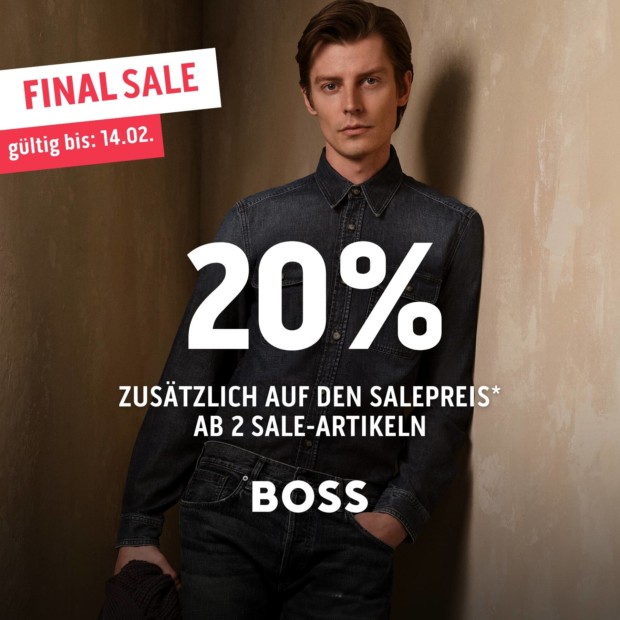 BOSS 20% zusätzlich ab dem 2. Sale-Artikel FS 26 (A)