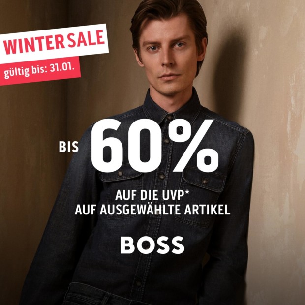 BOSS bis zu 60% auf die UVP WS26 (A)