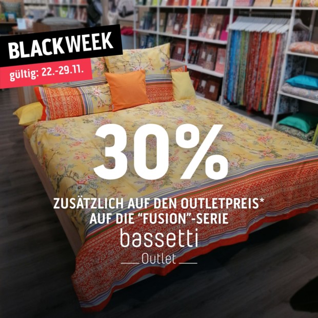 Bassetti 30% auf den Outletpreis auf die Fusion Serie BW (A)
