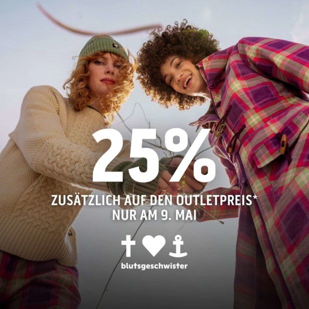 Blutsgeschwister 25% zusätzlich auf den Outletpreis nur am 9.5 (A)