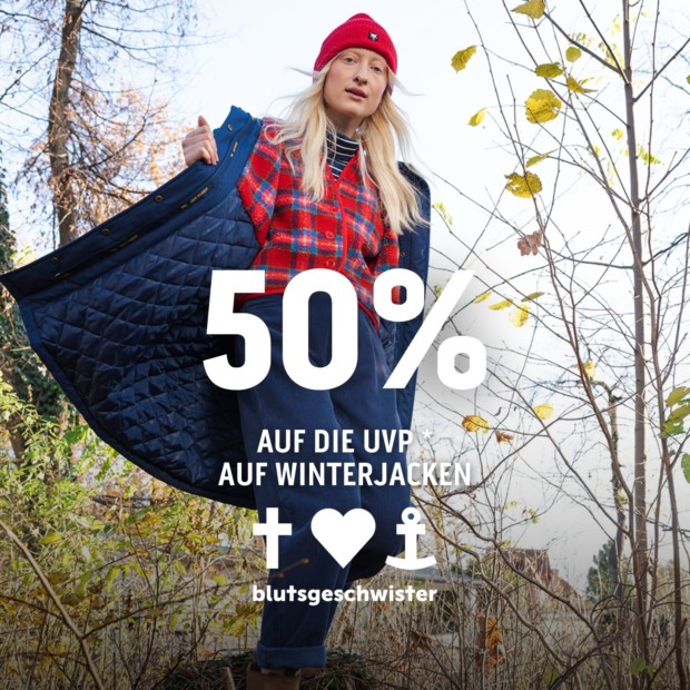 Blutsgeschwister 50% auf die UVP auf Winterjacken (A)