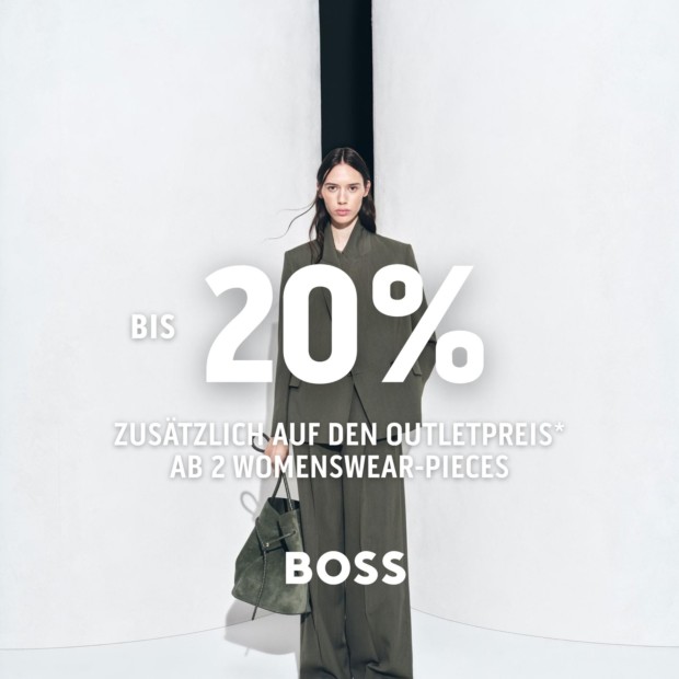 Boss 20% auf Womenswear-Pieces