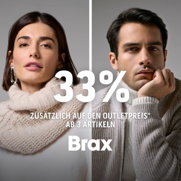 Brax 33% ab 3 Artikeln Singles Week (A)