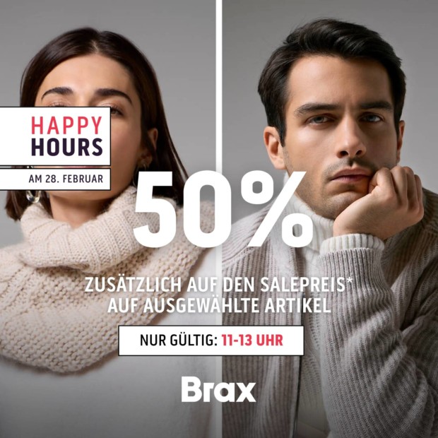 Brax 50% zusätzlich auf den Salepreis - Happy Hours (A)