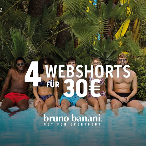 Bruno Banani Herren Webshorts