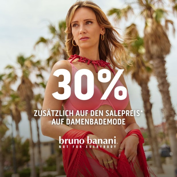 Bruno Banani 30% auf reduzierte Damenbademode - Summer Sale (A)