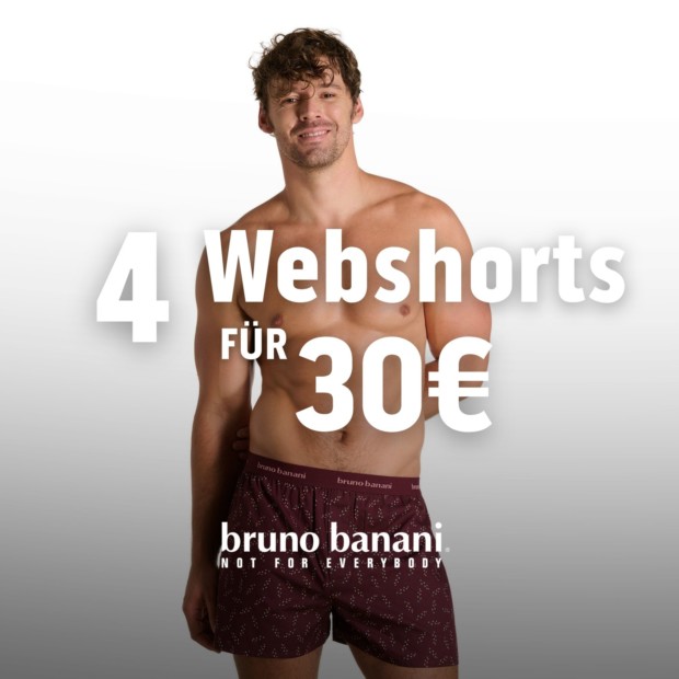 Bruno Banani Herren Webshorts (A)