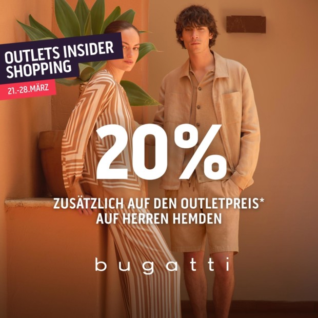 Bugatti 20% auf Herren Hemden - OIS26 (A)