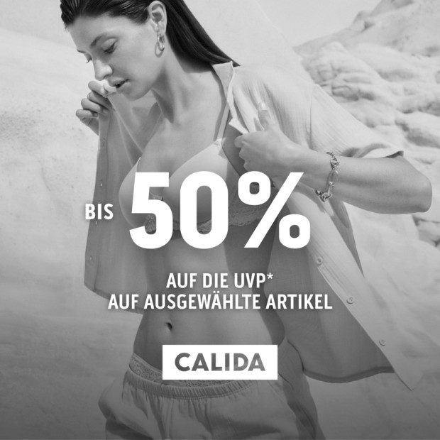 Calida bis zu 50% auf die UVP (A)