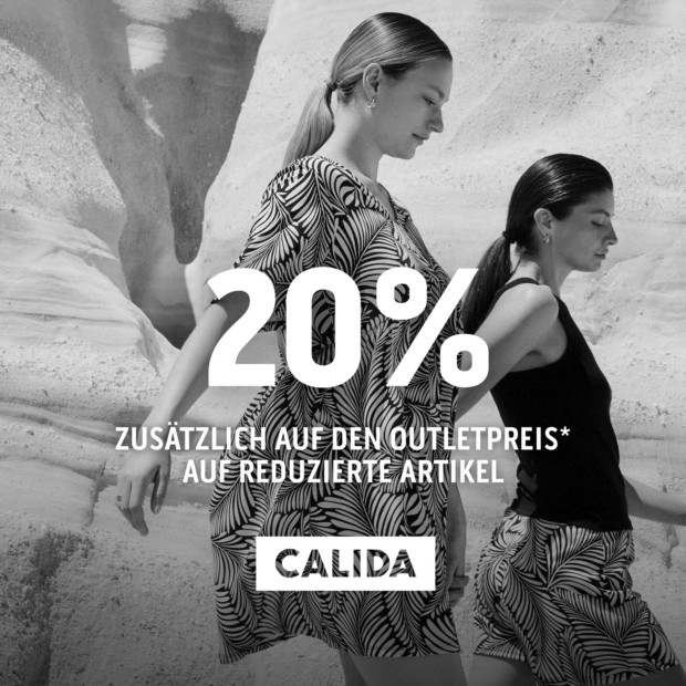 Calida 20% zusätzlich auf auf bereits reduzierte Artikel (A)
