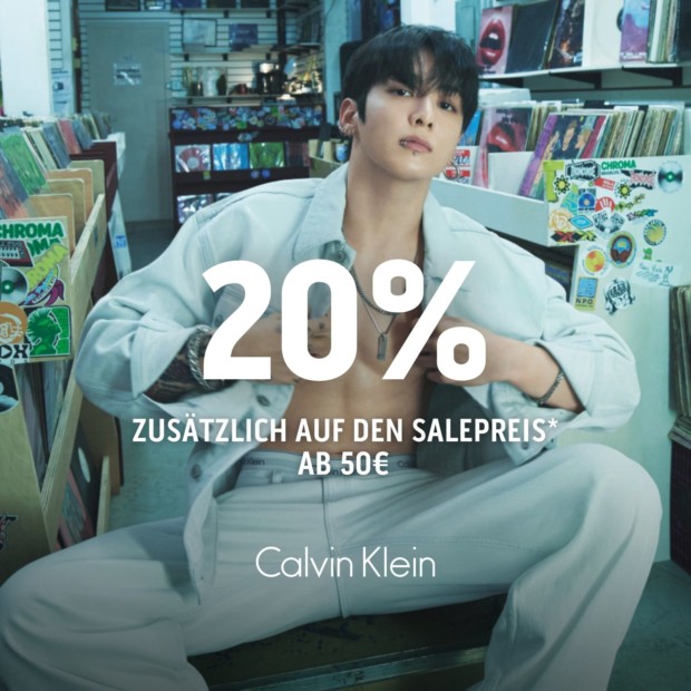 Calvin Klein 20% auf Sale Artikel ab 50€