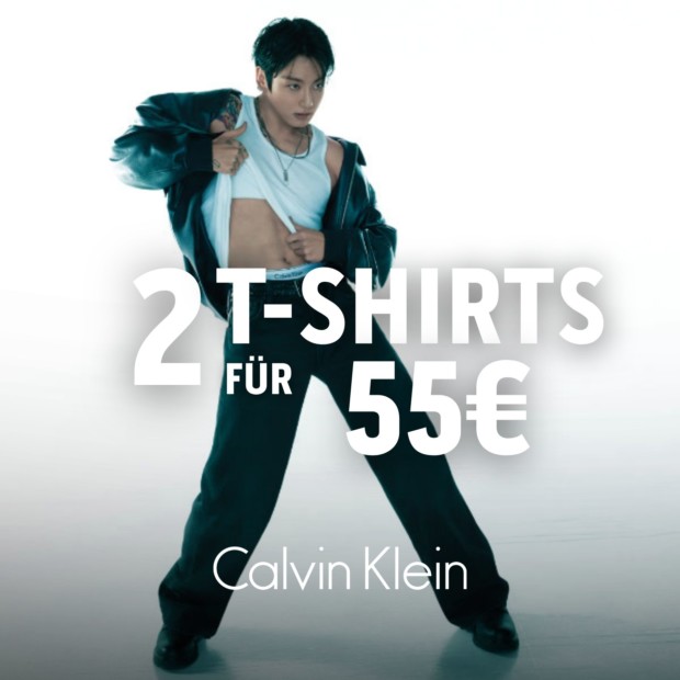 Calvin Klein 2 Herren T-Shirts für 55€ (A)