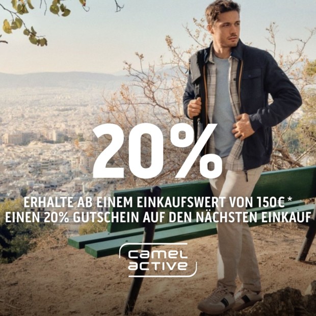 Camel Active 20% Gutschein ab 150€ (A)
