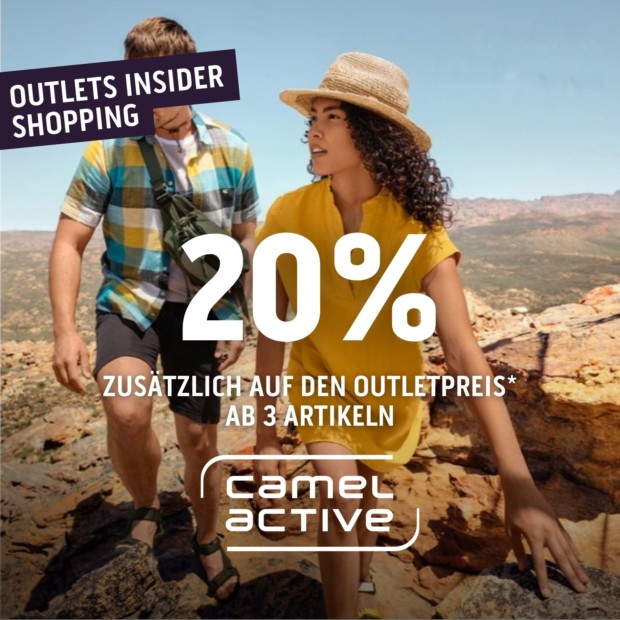 Camel Active 20% zusätzlich ab 3 Artikeln - OIS (A)