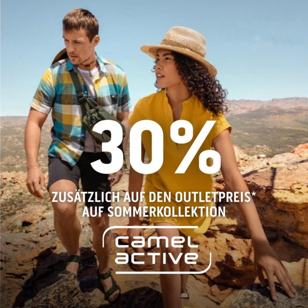 Camel Active 30% zusätzlich auf Sommerkollektion - Summer Sale (A)
