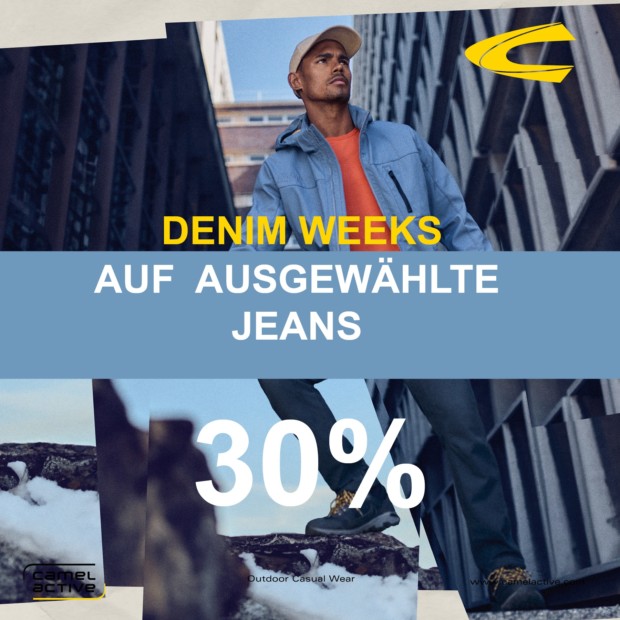Camel Active 30% auf ausgewählte Jeans - Denim Week