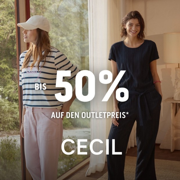 Cecil bis zu 50% zusätzlich