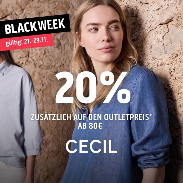 Cecil 20% ab 80€ - BW (A)