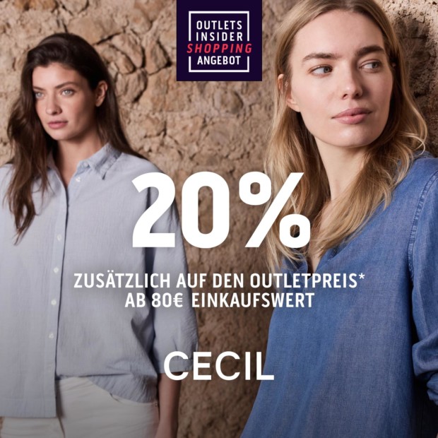 Cecil 20% ab 80€ - OIS