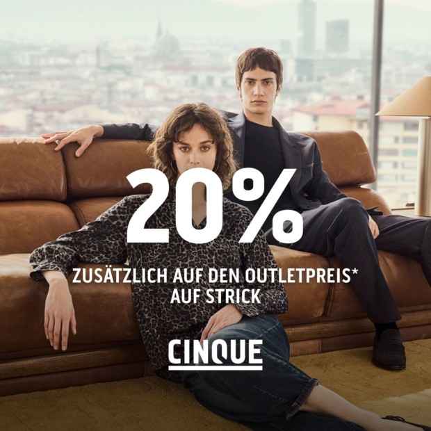 Cinque 20% zusätzlich auf Strick (A)