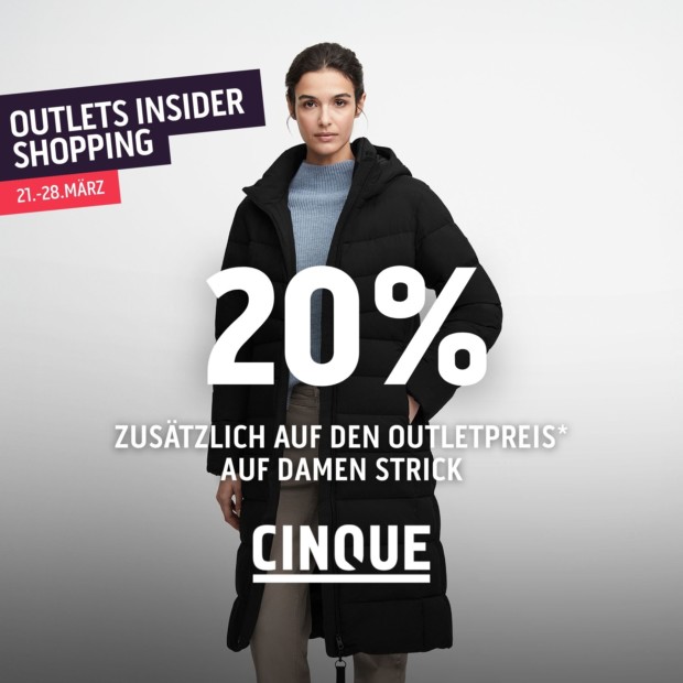 Cinque 20% zusätzlich auf den Outletpreis auf Damen Strick - OIS26 (A)