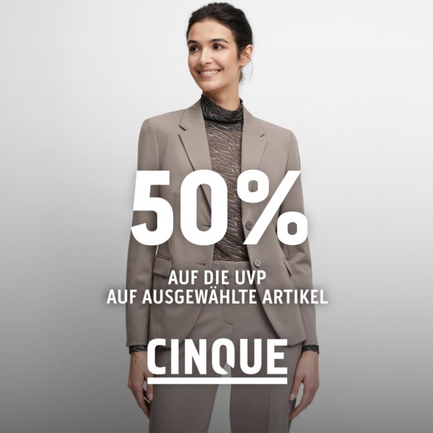 Cinque 50% auf ausgewählte Styles (A)