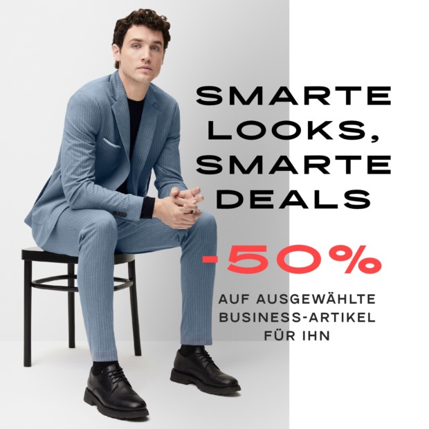 Cinque 50% auf die UVP auf Business Artikel