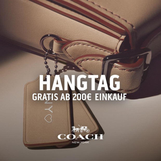 Coach Gratis hang tag ab 200€ (A)