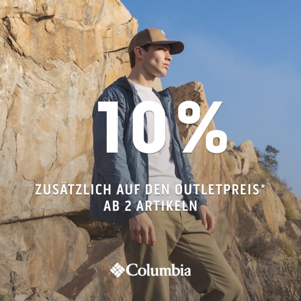 Columbia 10% zusätzlich ab 2 Artikeln - Sportweek 2