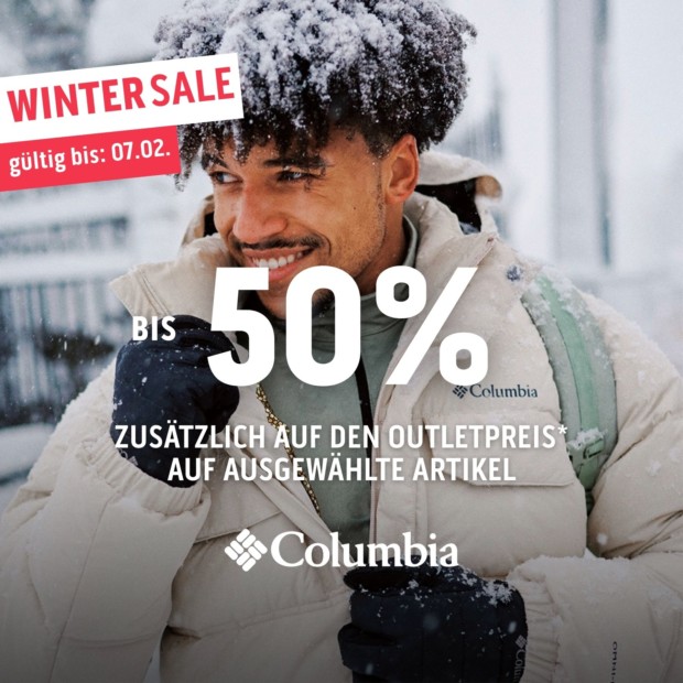 Columbia bis zu 50% auf ausgewählte Artikel (A)WS 26