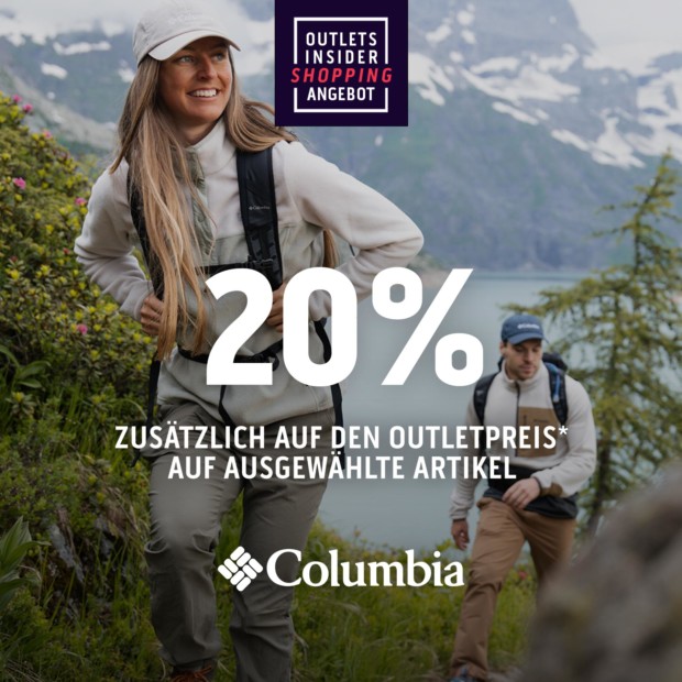 Columbia 20% auf ausgewählte Artikel - OIS (A)