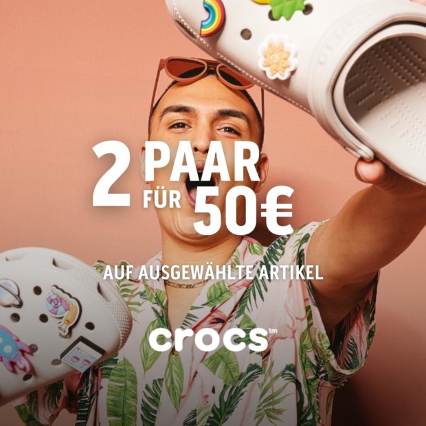 Crocs 2 fuer 50€ (A)