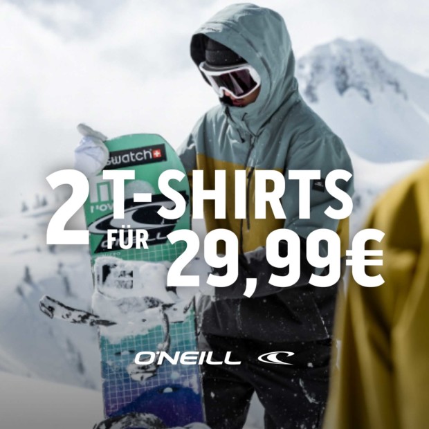 O'Neill 2 T-Shirts für 29,99€ (A)