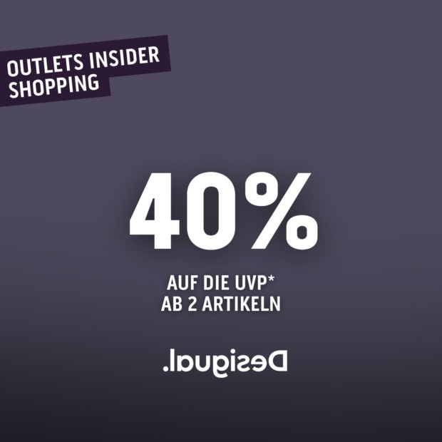 Desigual 40% auf die UVP ab 2 Artikeln - OIS (A)
