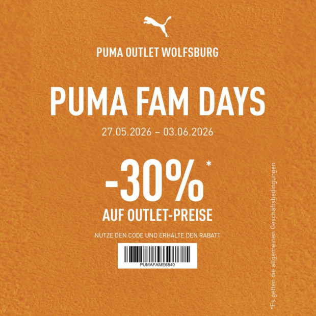 Puma Family & Friends Aktion Mai/Juni 2026