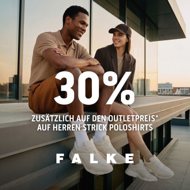 Falke 30% auf Herren Strick Polos - Summer Sale (A)