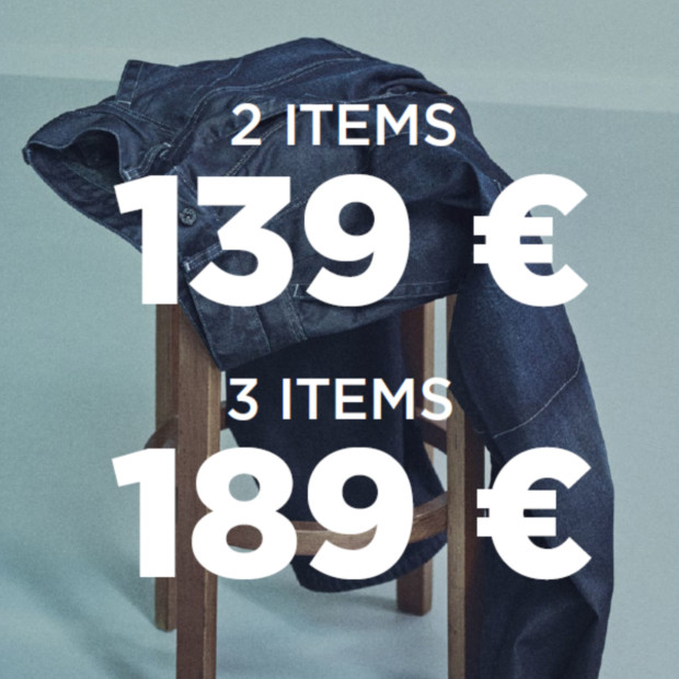 G-Star 3 Hosen für 189€