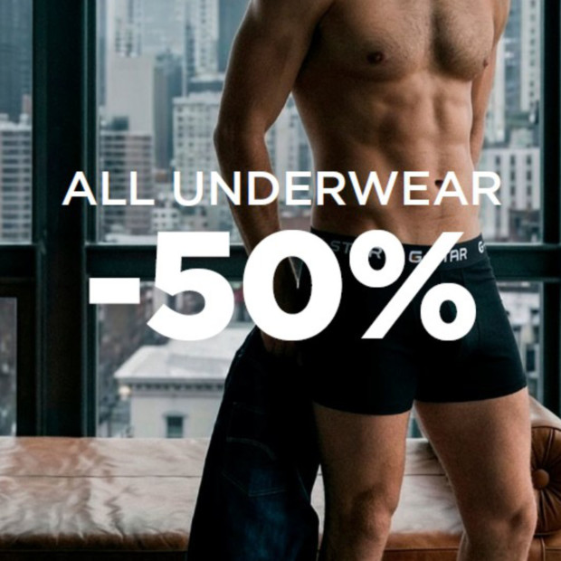 G-Star 50% zusätzlich auf Unterwäsche