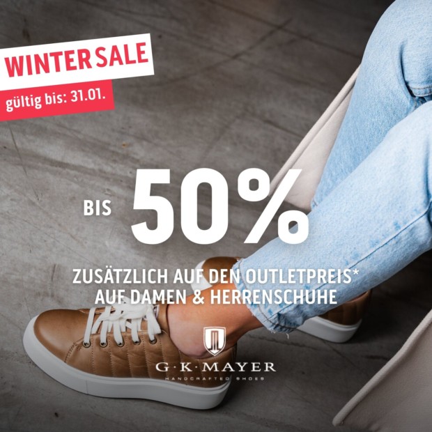 G.K. Mayer bis zu 50% zusätzlich - Winter Sale (A)