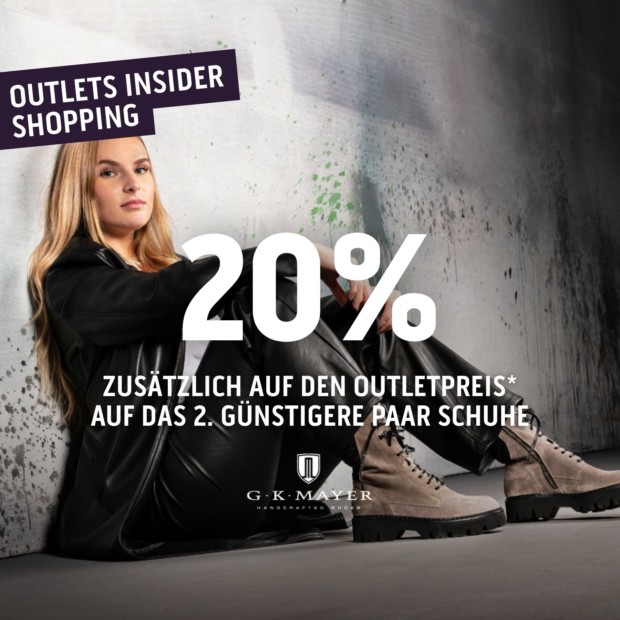 G.K. Mayer 20% auf das 2. günstigere Paar Schuhe - OIS (A)