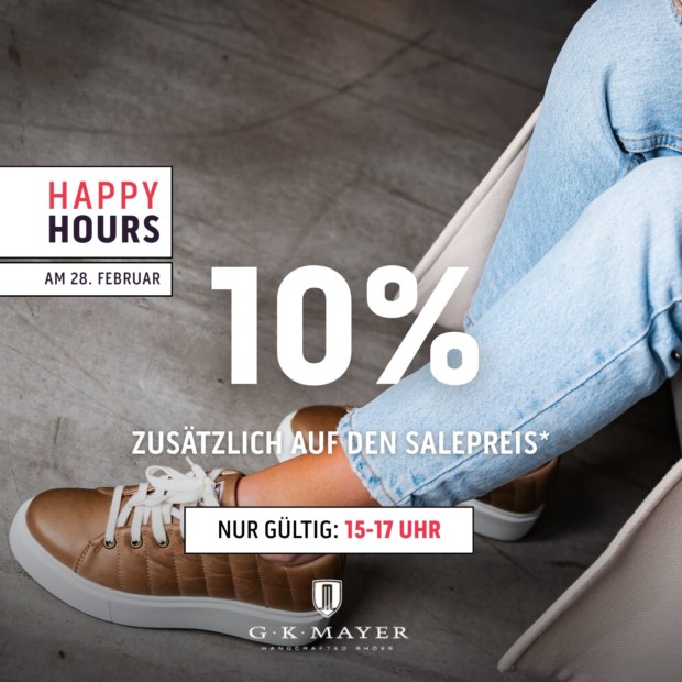 G.K. Mayer 10% zusätzlich auf Sale Artikel - Happy Hours (A)