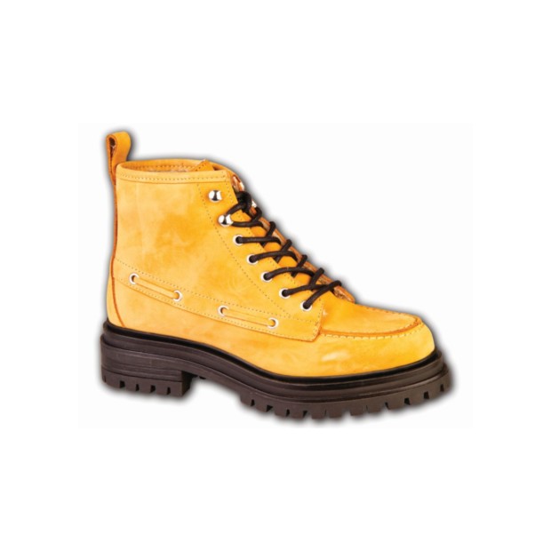 Damen Stiefelette in Velourleder
