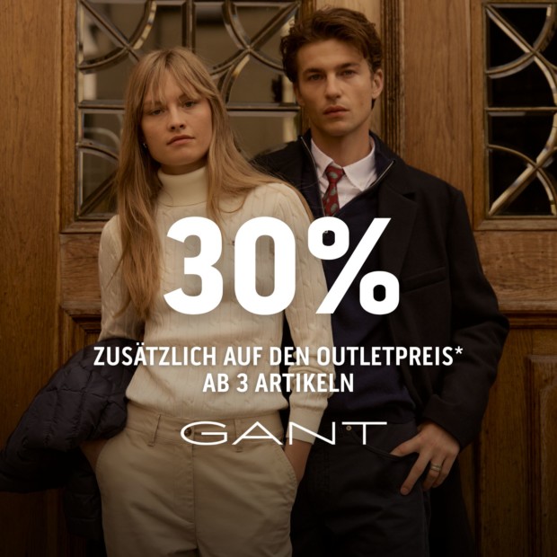 Gant 30% ab 3 Artikeln - VOS (A)